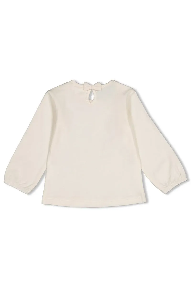 Feetje Longsleeve Dress To Impress offwhite, jurkje met lange mouwen